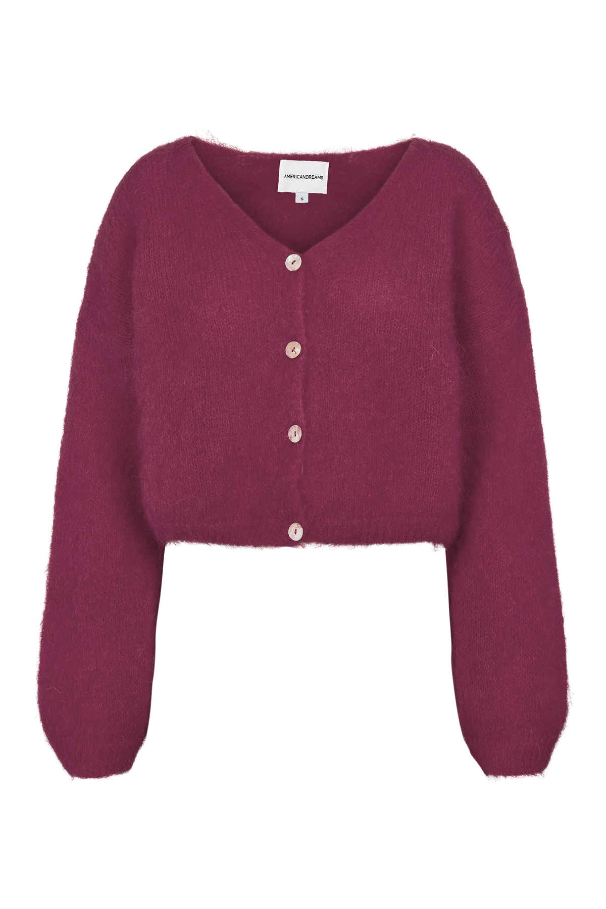 STRICKJACKE - AUBERGINE