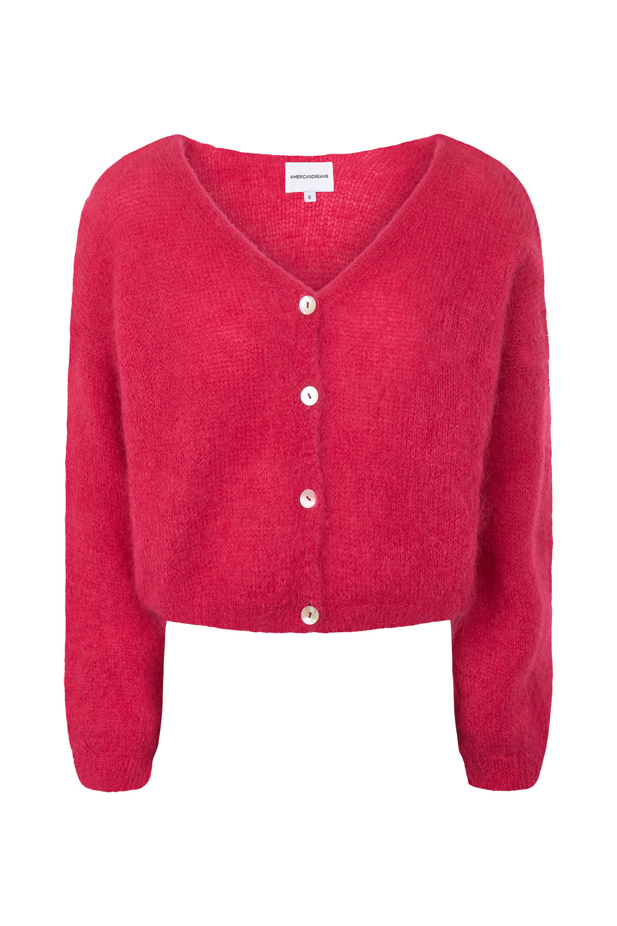 STRICKJACKE - KIRSCHROT