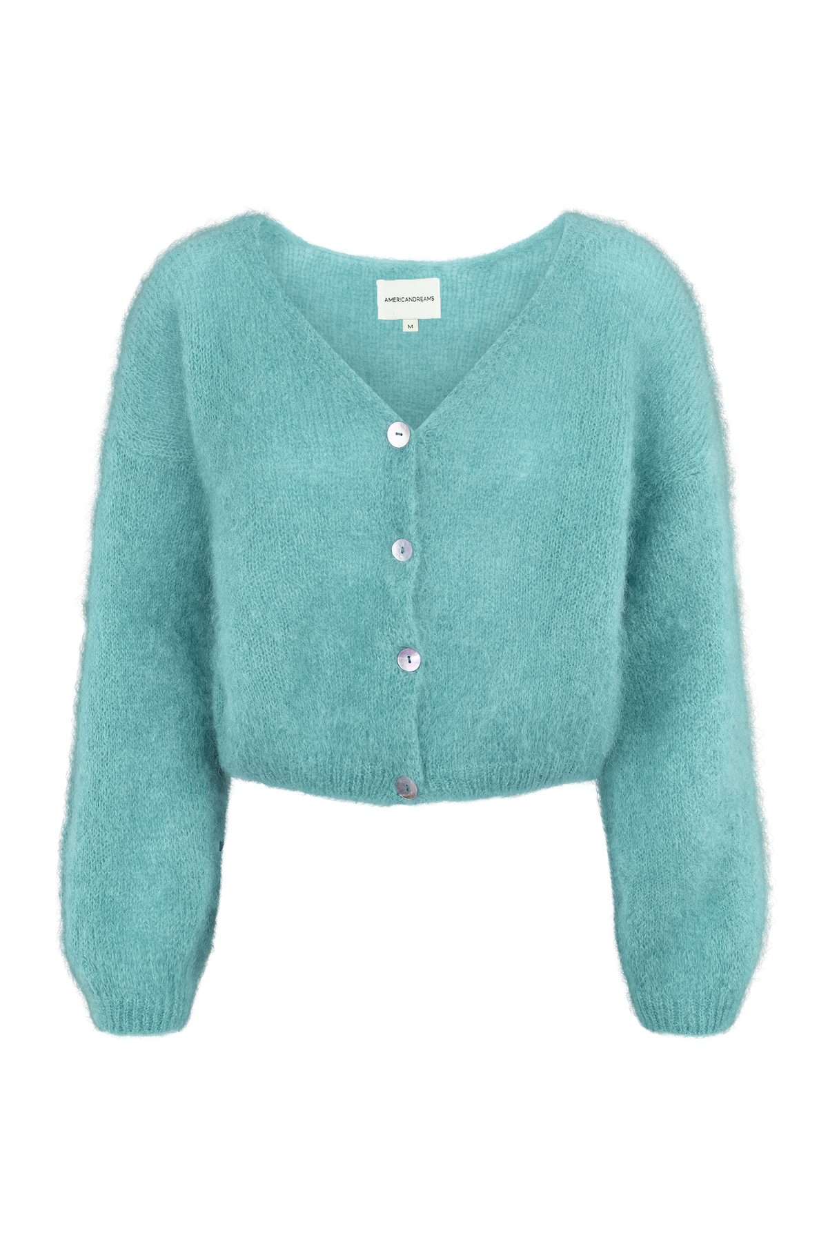 STRICKJACKE - SEAFOAM GREEN