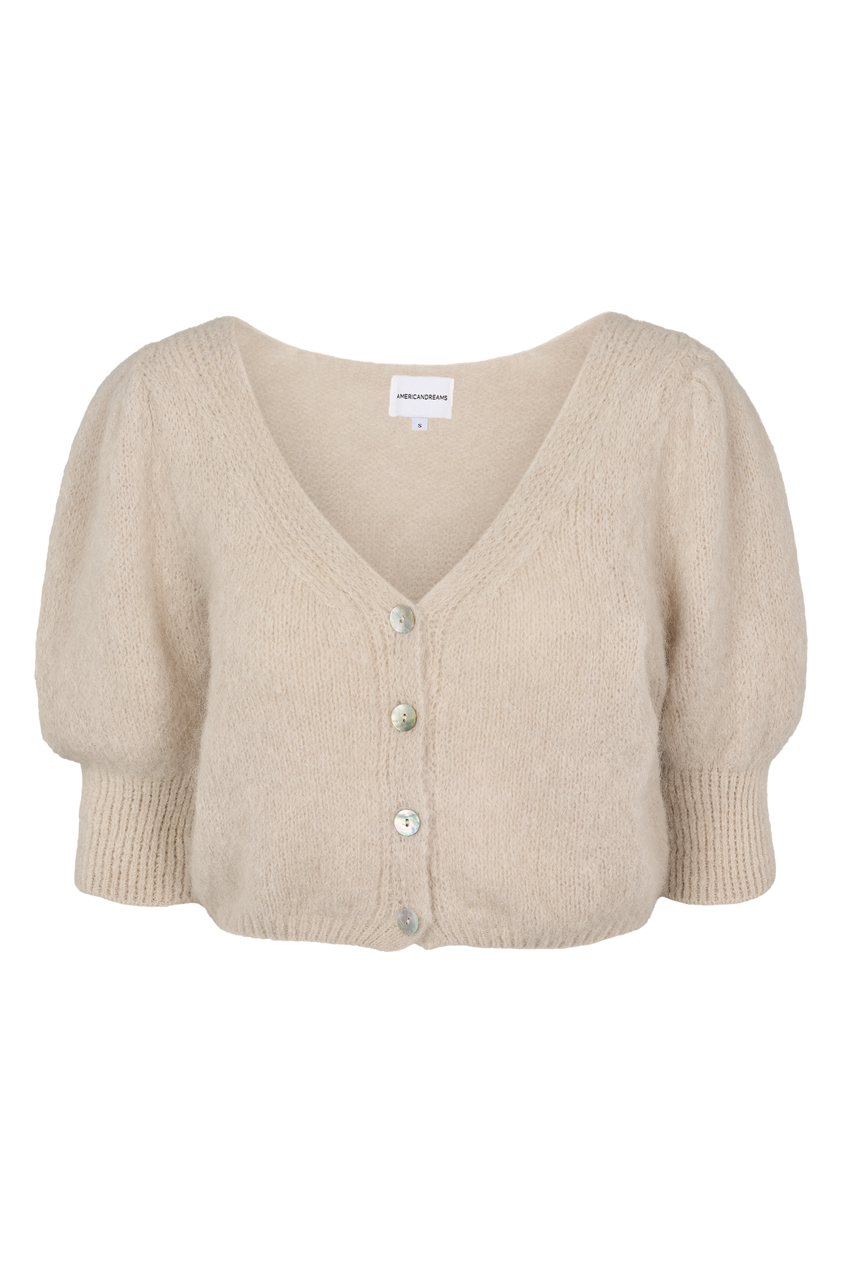 STRICKJACKE - BEIGE