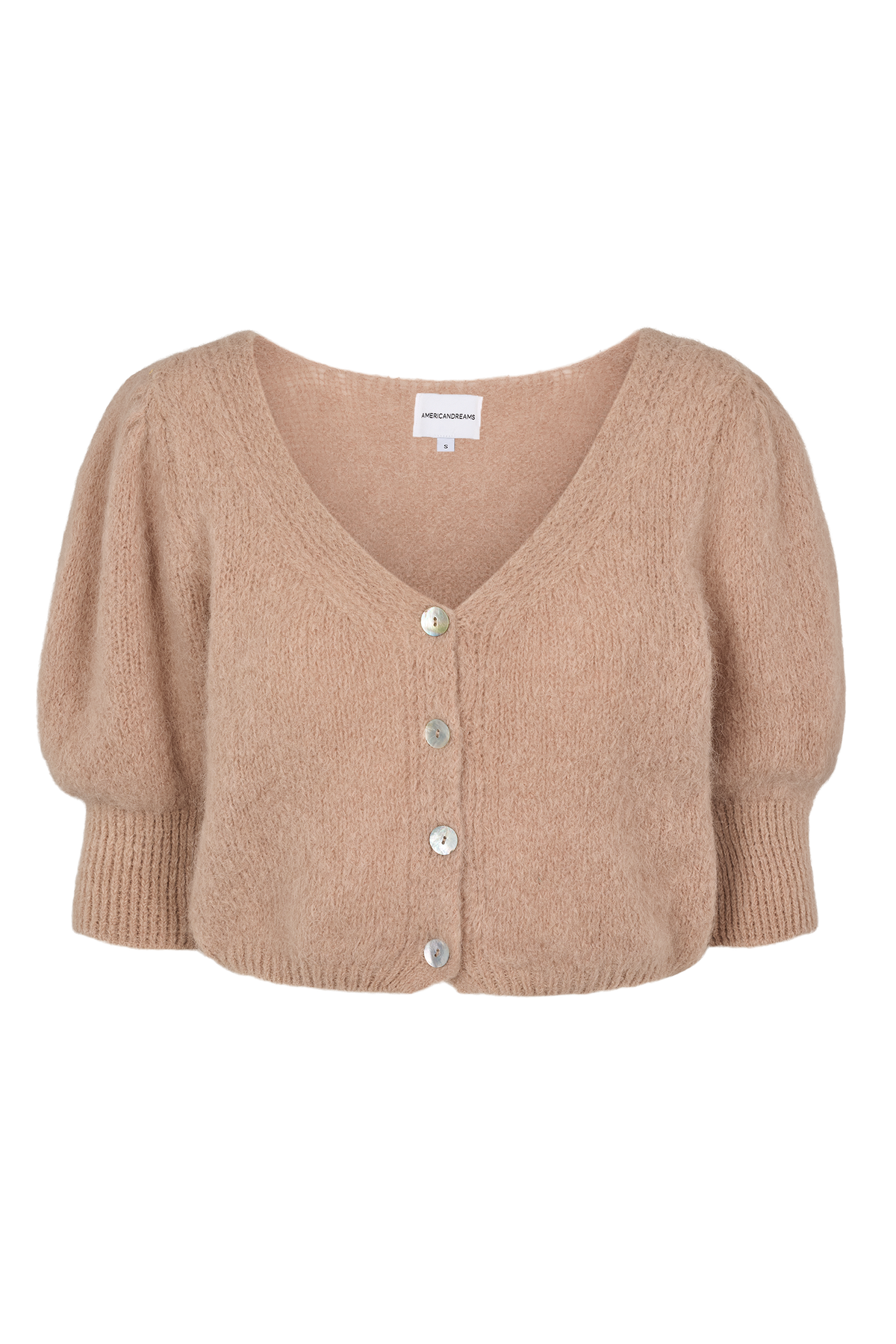 STRICKJACKE - HELLBRAUN