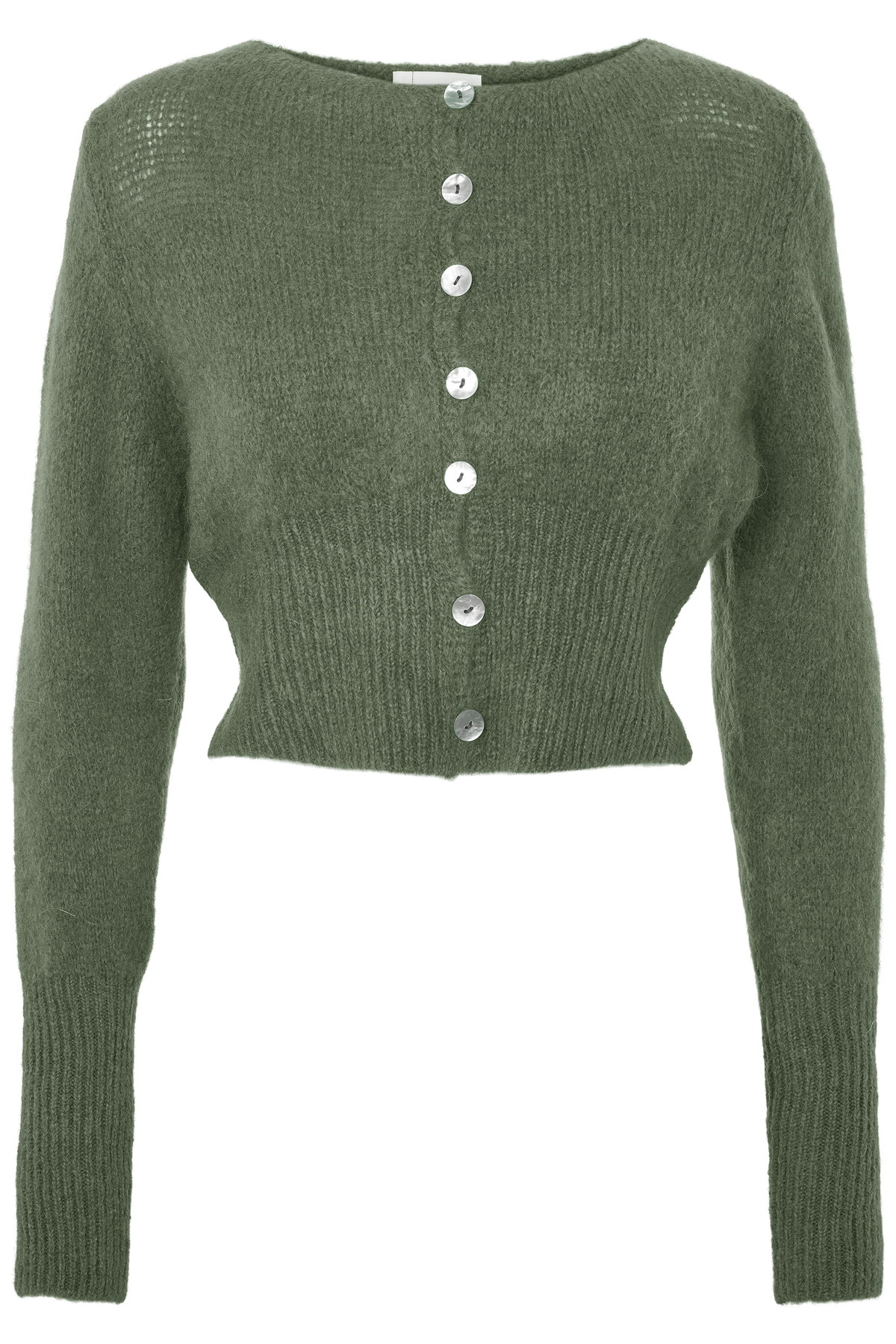 STRICKJACKE - TANNENGRÜN