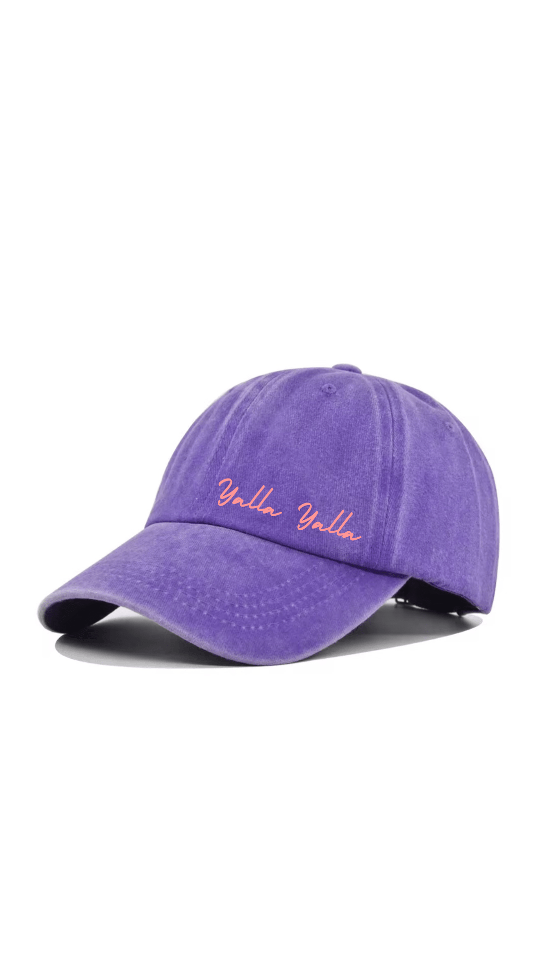 LEY! „Yalla Yalla“-Kappe in Grün: Eine stylische Unisex-Kappe von LEY! mit Vintage-Flair, die zu jedem Look passt.