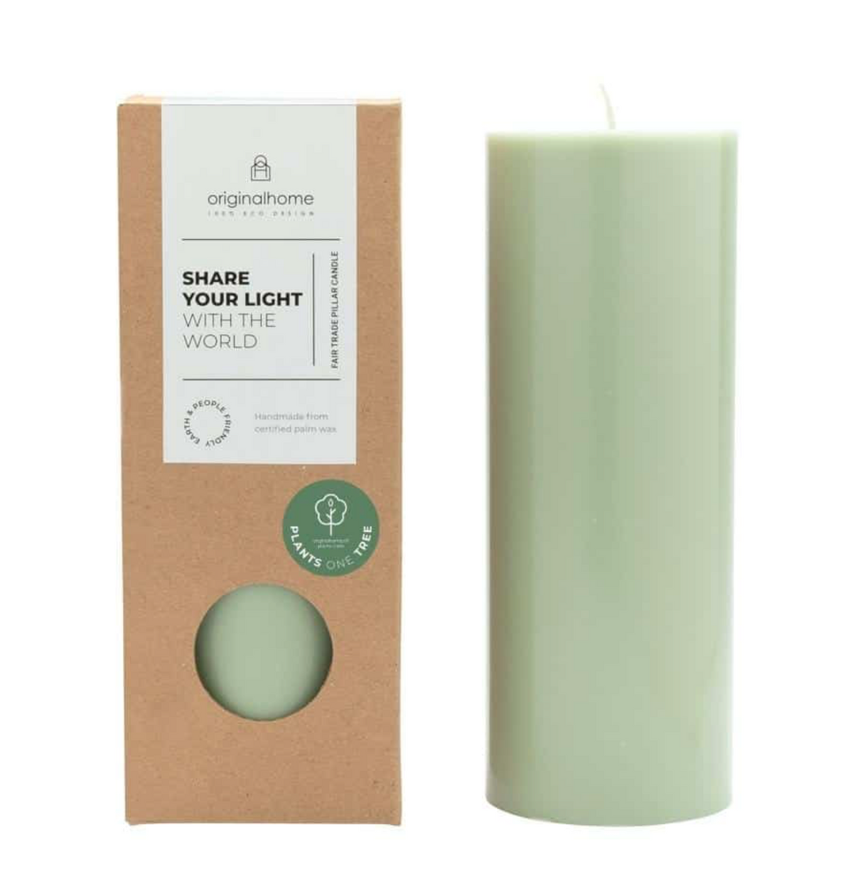 KERZE - LIGHT GREEN