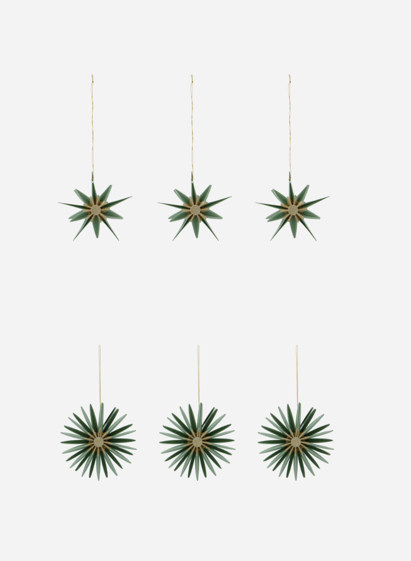 ANHÄNGER AUS PAPIER - GRÜN