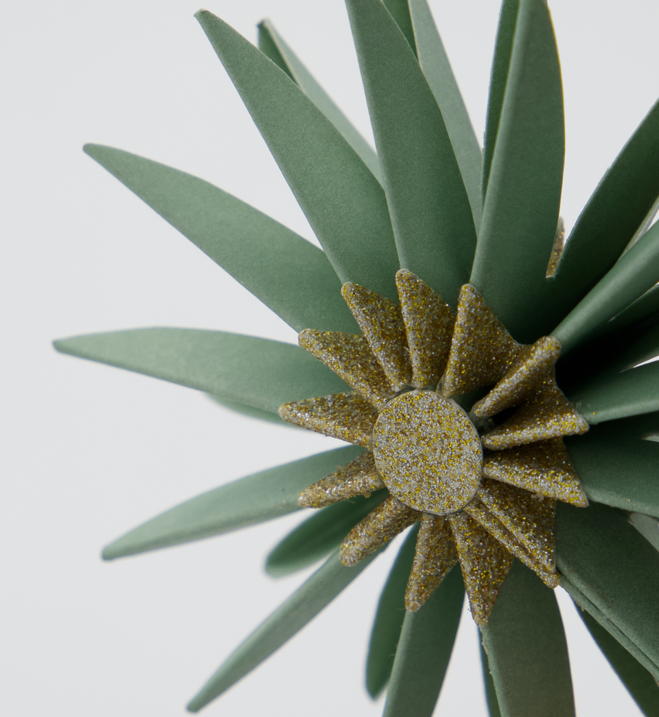 ANHÄNGER AUS PAPIER - GRÜN