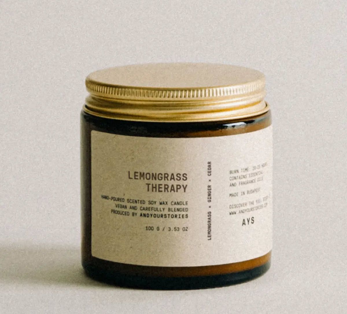 DUFTKERZE - LEMONGRASS THERAPY