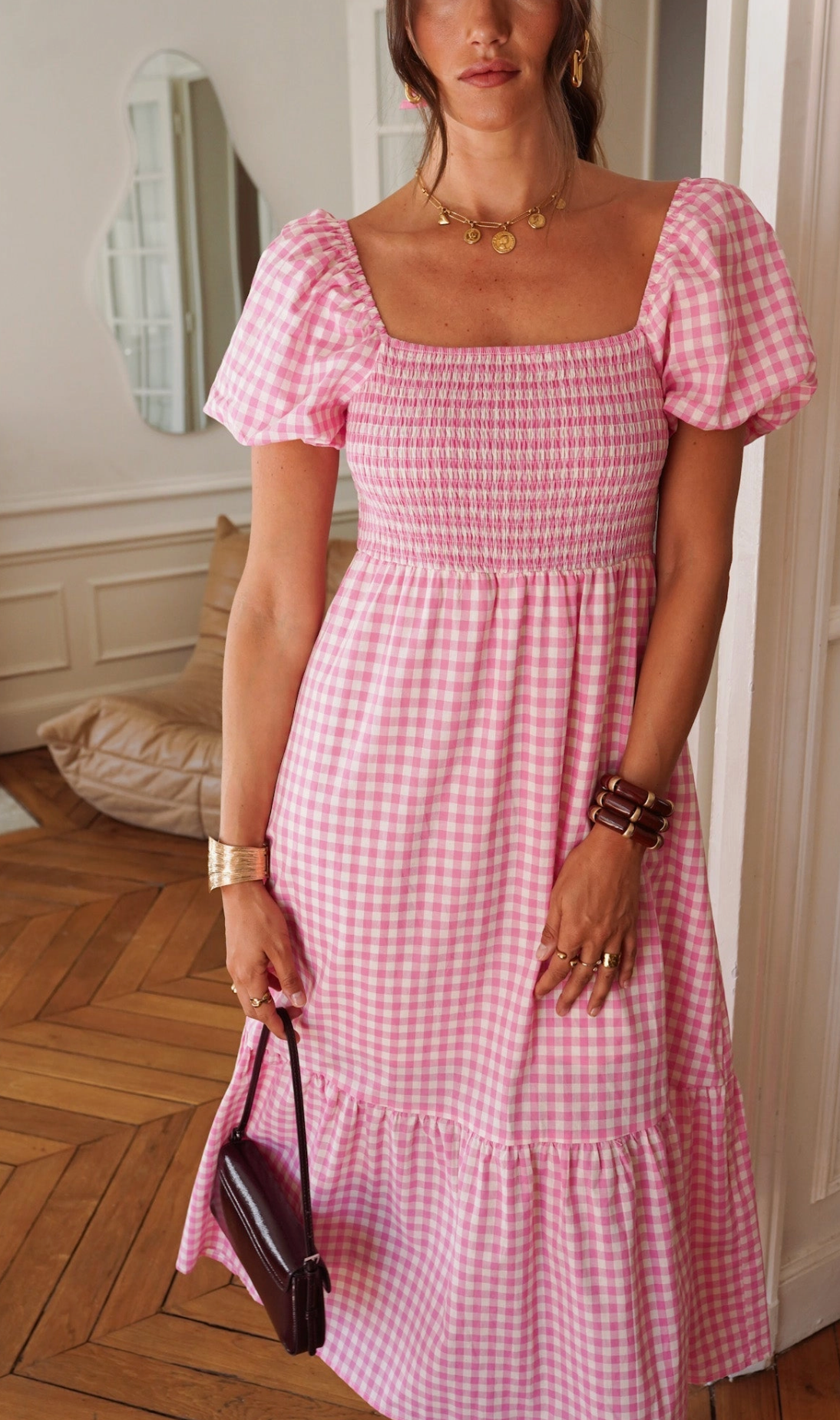 KLEID - VICHY PINK