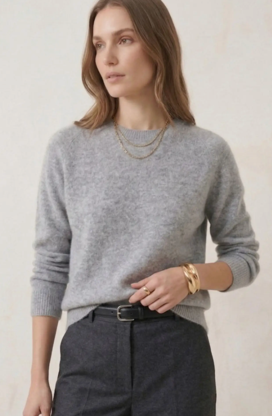 PULLOVER - GRAU