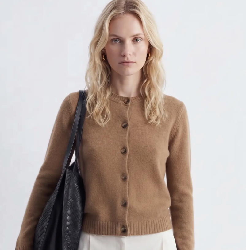 STRICKJACKE - CAMEL