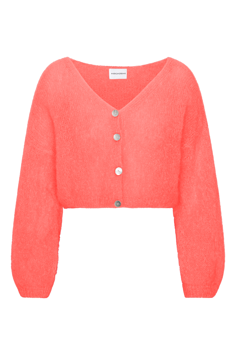 STRICKJACKE - CORAL ROT