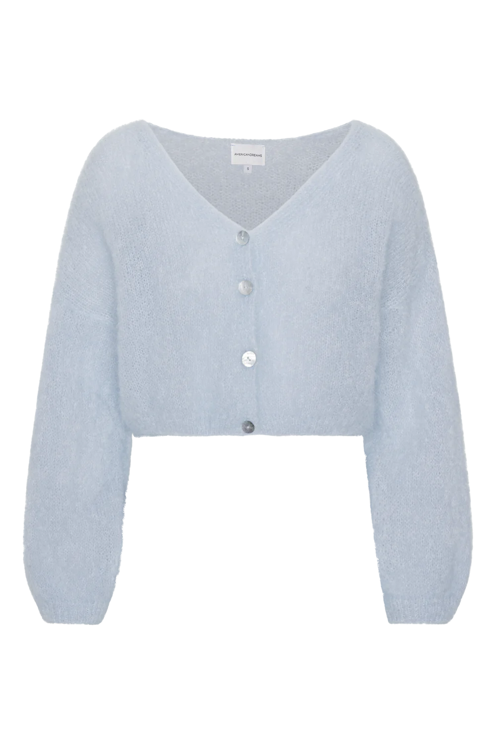 STRICKJACKE - EISBLAU