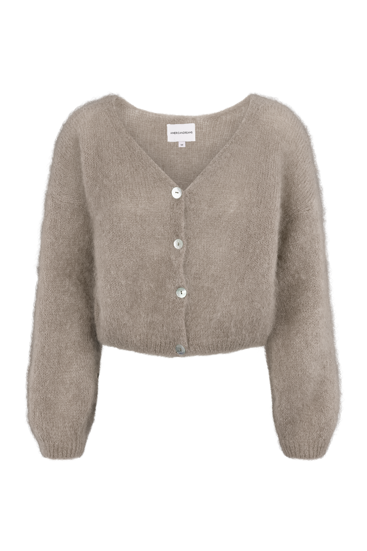 STRICKJACKE - TAUPE