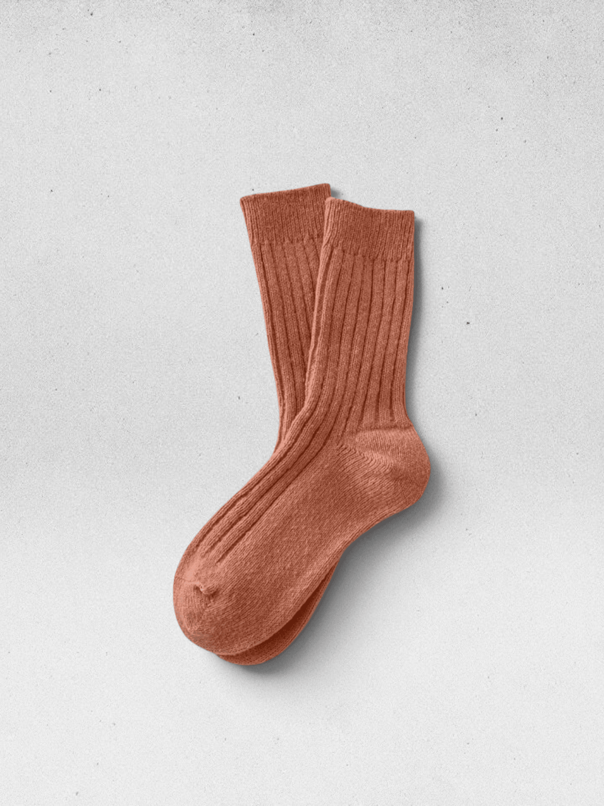 Wollsocken 'SOLA' - Terracotta