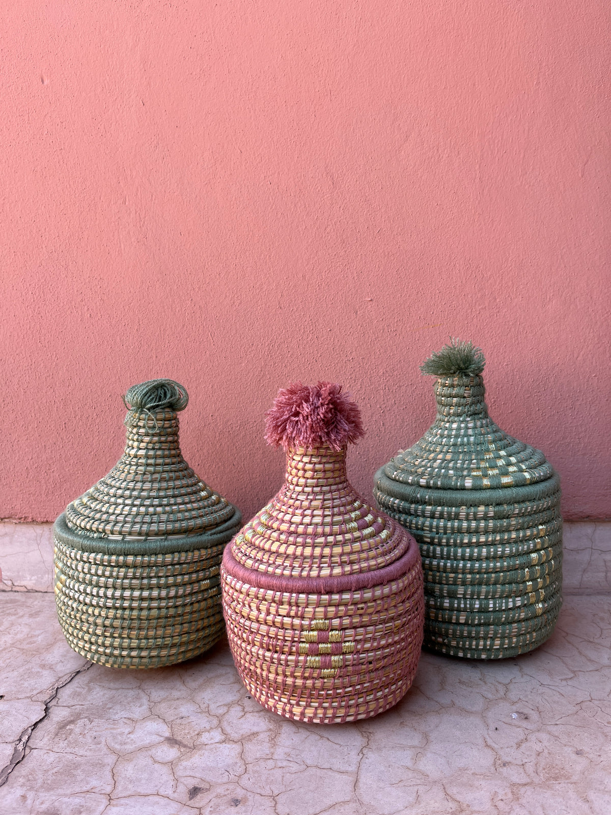 KORB MIT DECKEL - MINT