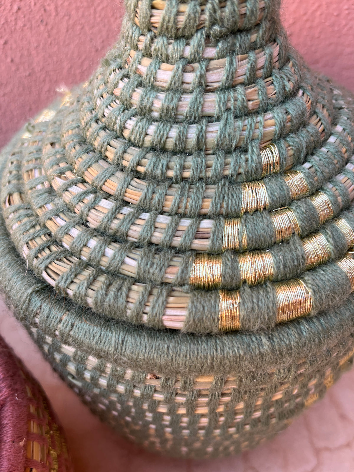 KORB MIT DECKEL - MINT