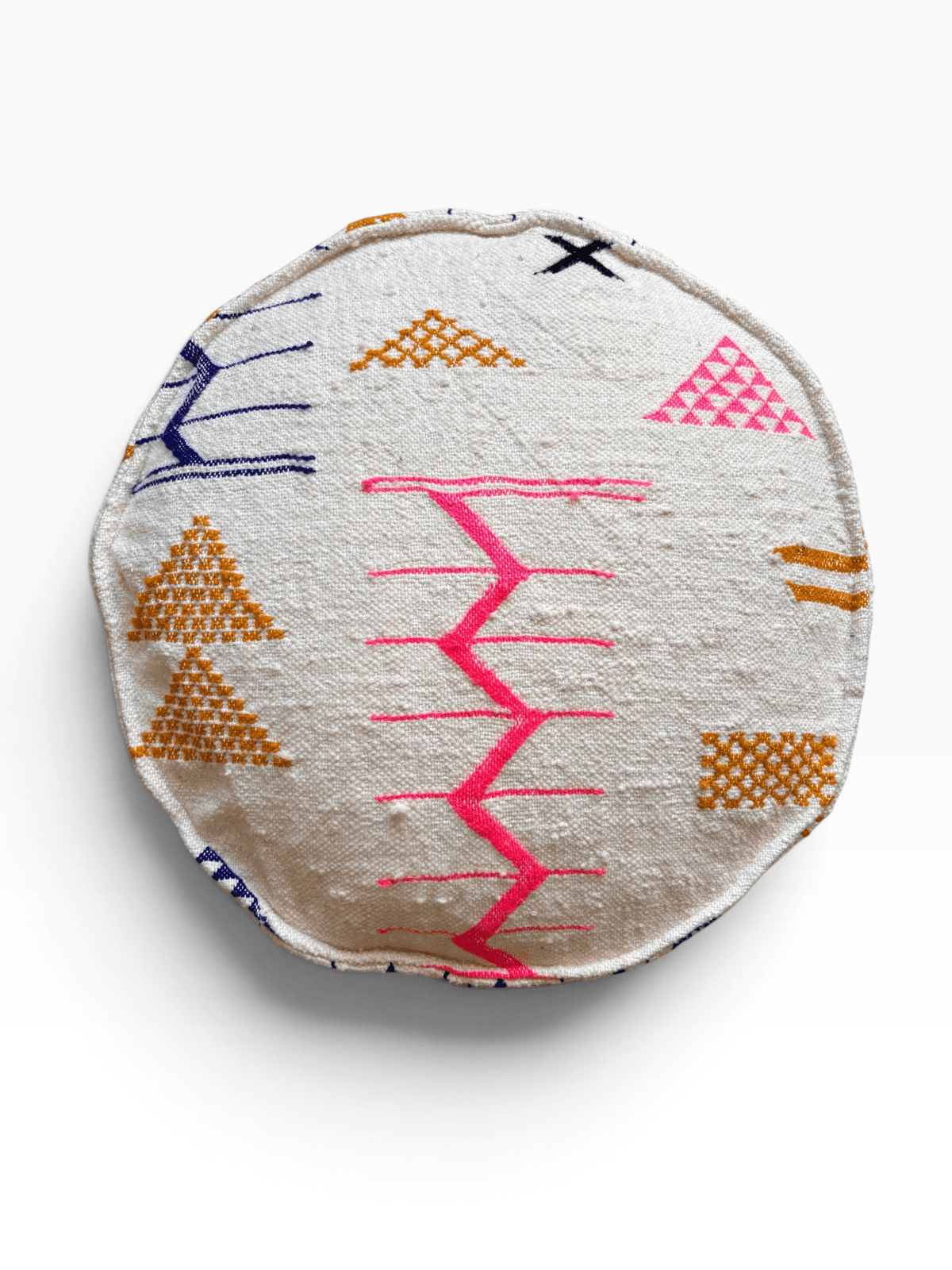 Bodenkissen - Colorful Line Round - Teca