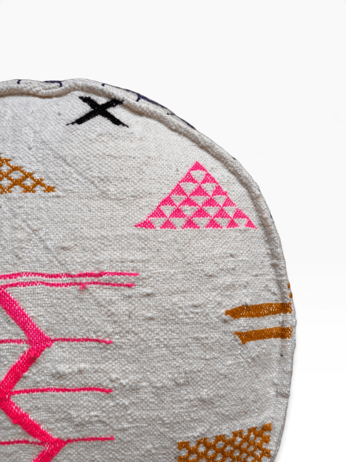 Bodenkissen - Colorful Line Round - Teca