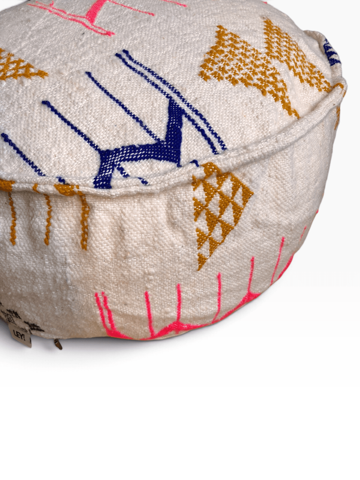 Bodenkissen - Colorful Line Round - Teca