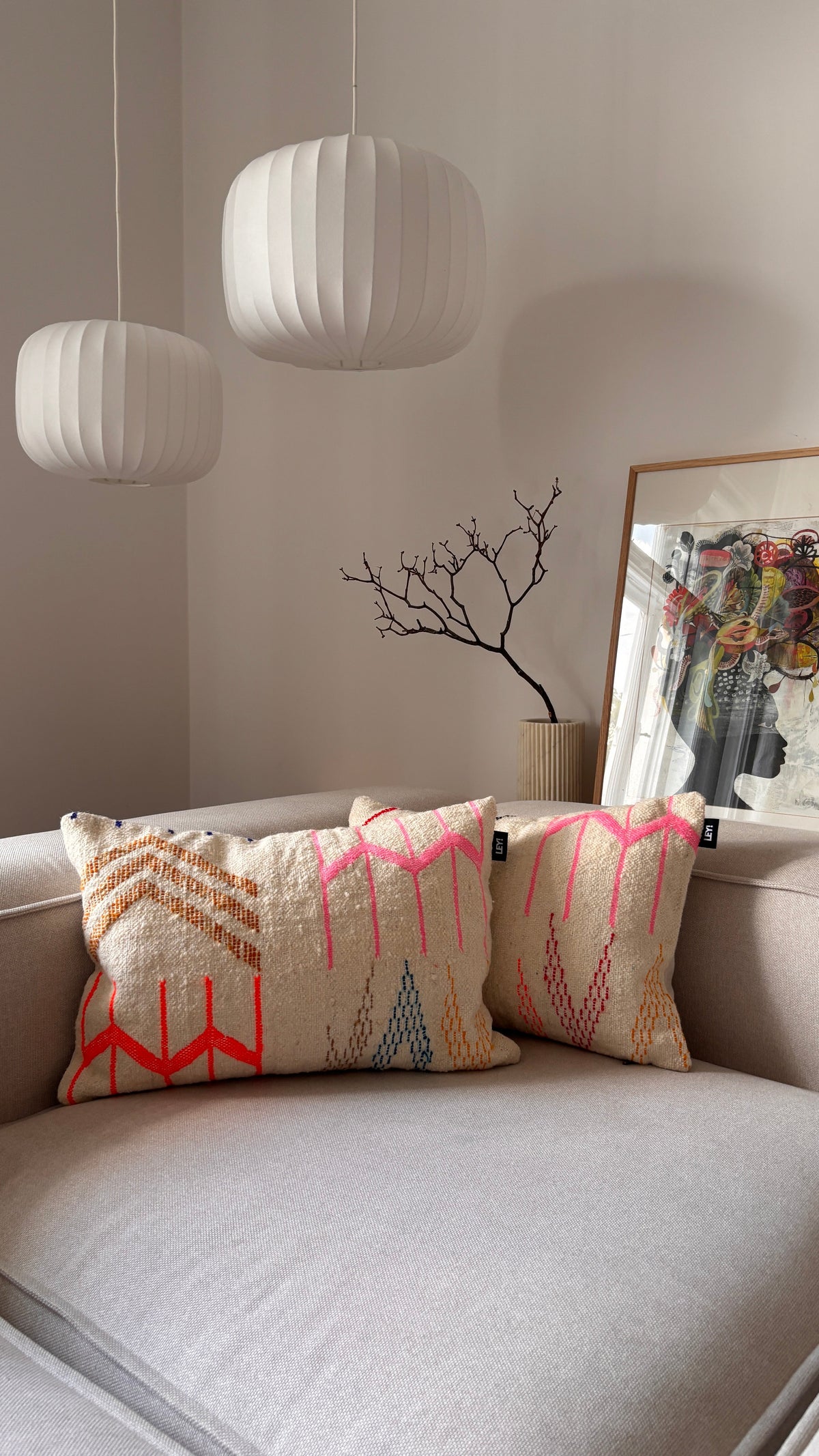 LEY! Kissen - Colorful Line - 40 x 60