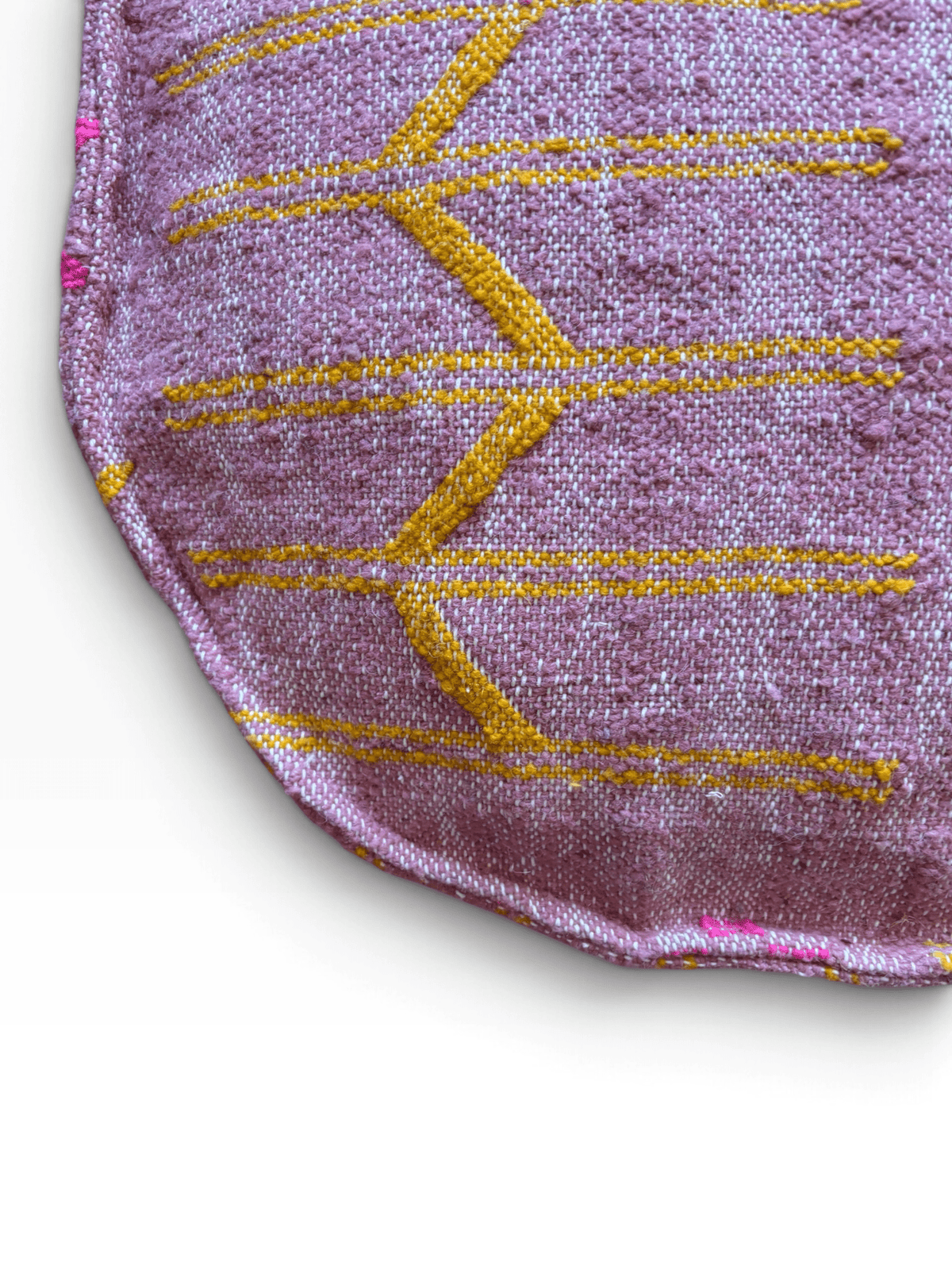 Bodenkissen - Colorful Line Round - Pink Edition