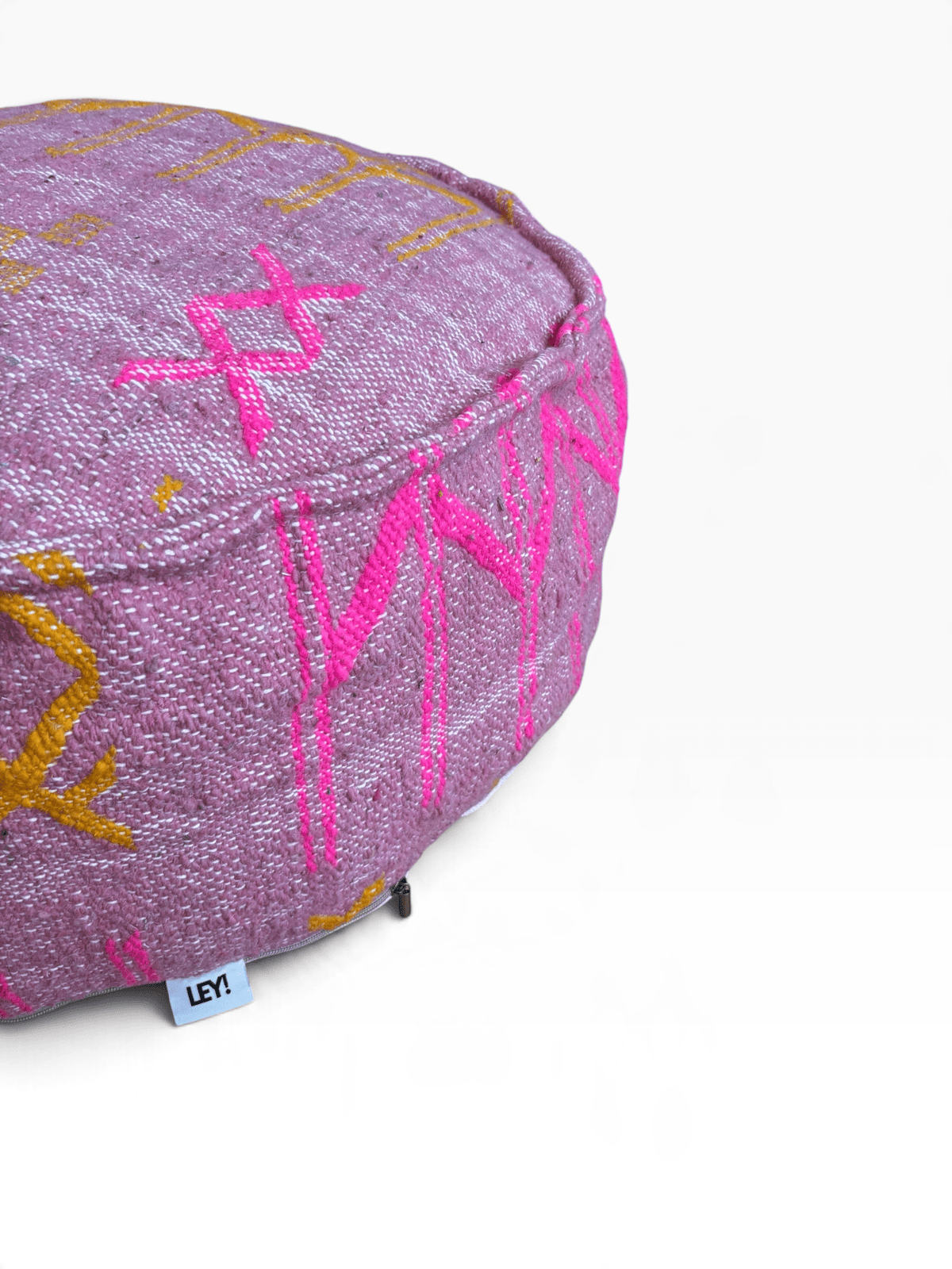 Bodenkissen - Colorful Line Round - Pink Edition