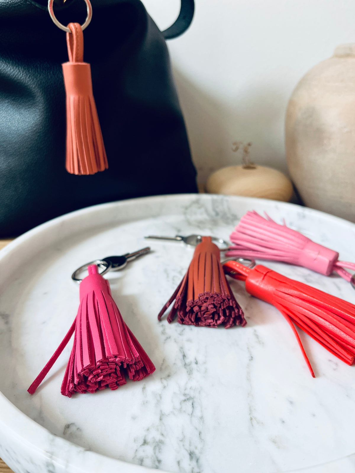 SCHLÜSSELANHÄNGER - TASSEL ROSA