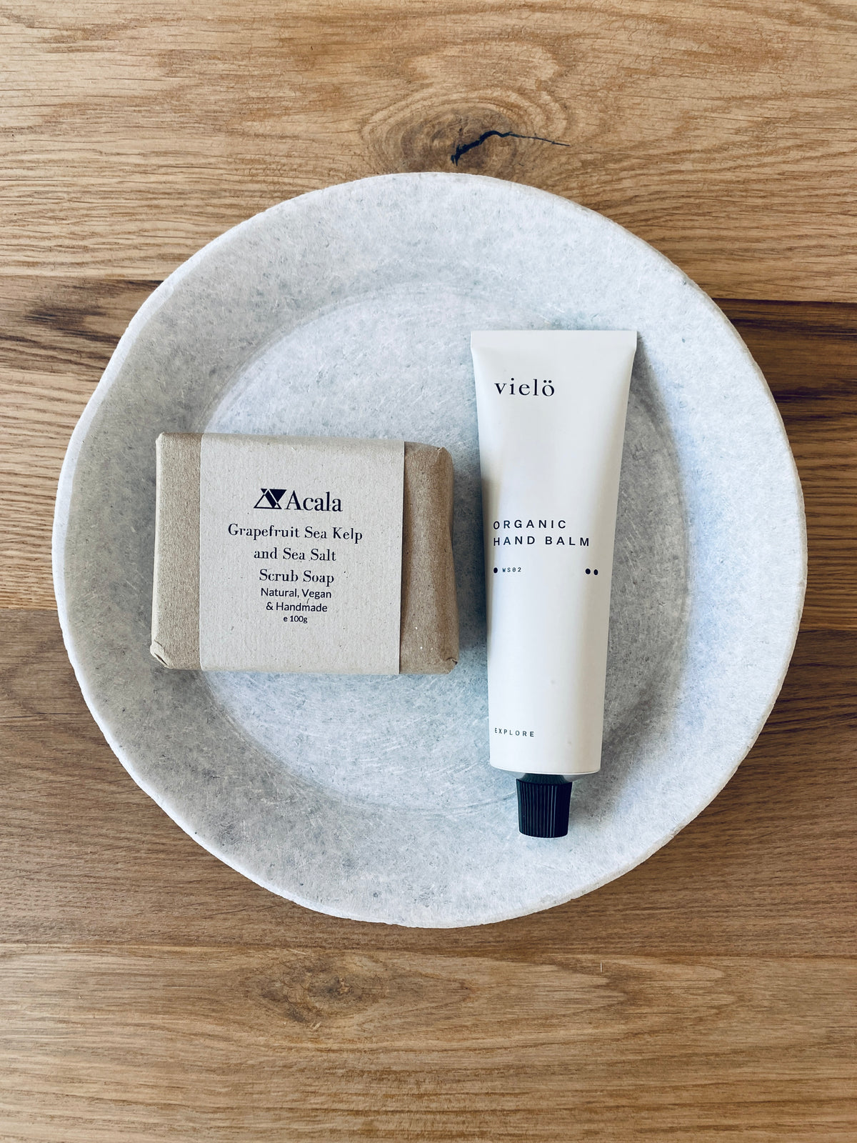 GESCHENKSET // HANDCREME, SEIFE & MARMORTELLER