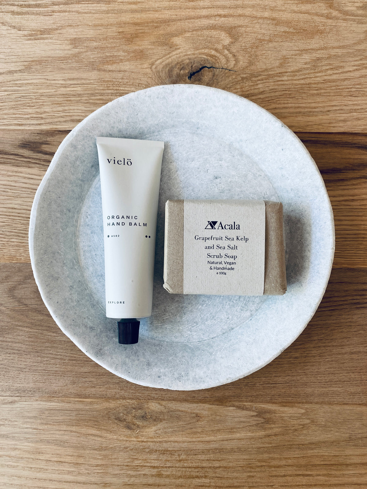 GESCHENKSET // HANDCREME, SEIFE & MARMORTELLER