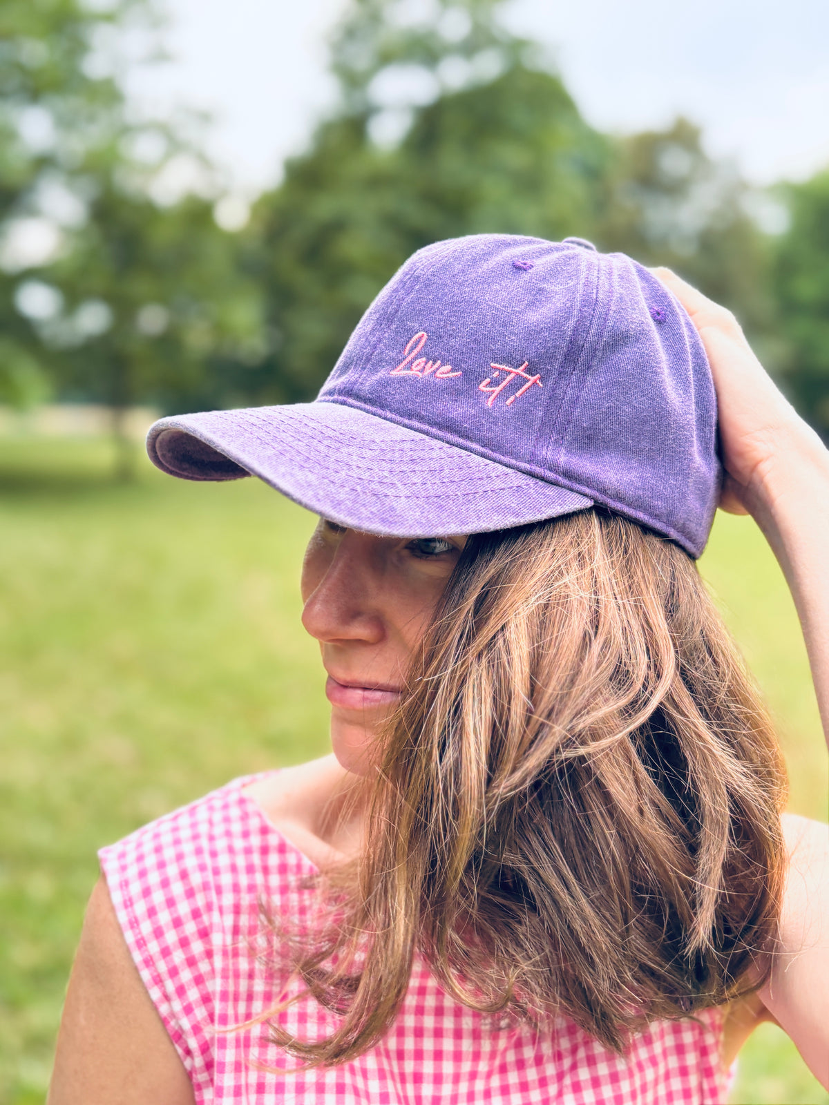 LEY! "Love it" Cap in Lila