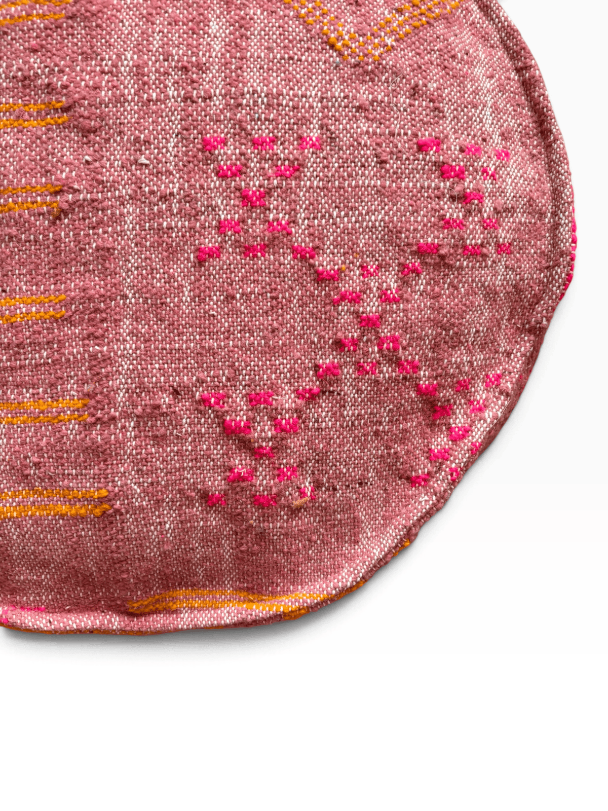 Bodenkissen - Colorful Line Round - Pink Edition