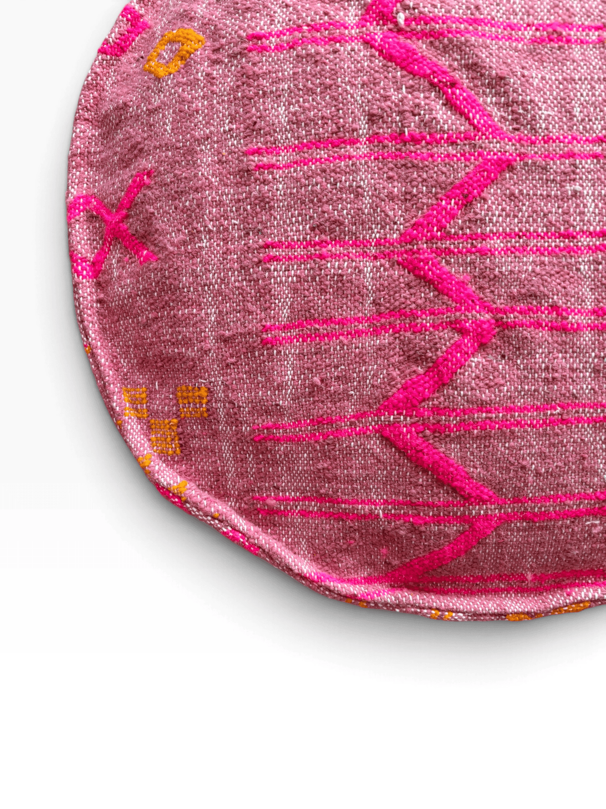Bodenkissen - Colorful Line Round - Pink Edition