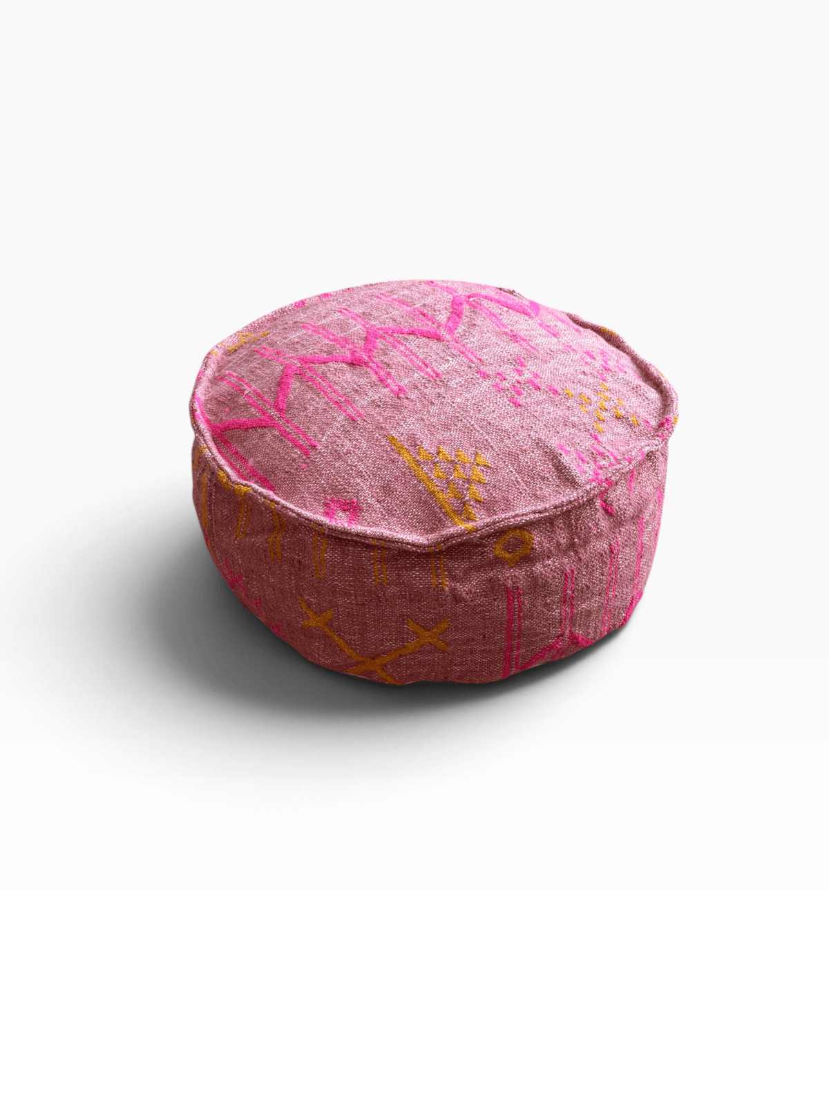 Bodenkissen - Colorful Line Round - Pink Edition