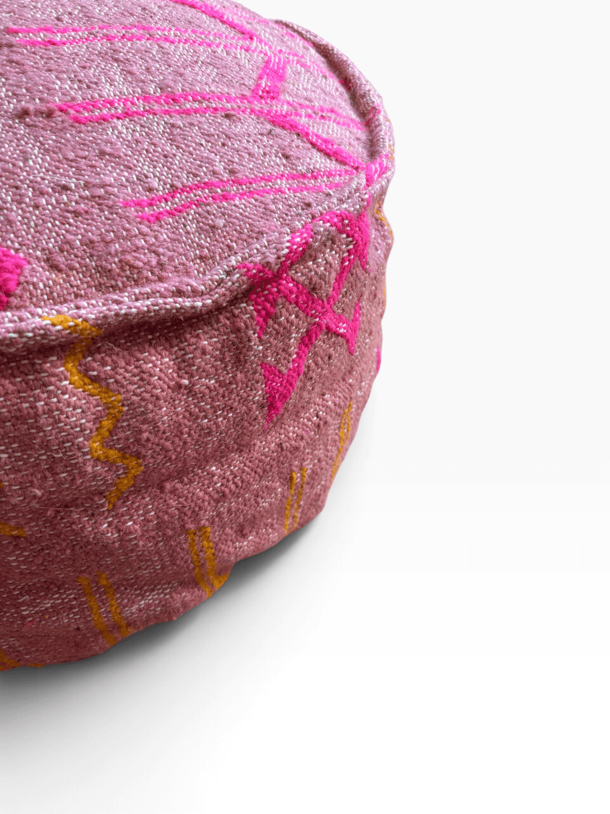 Bodenkissen - Colorful Line Round - Pink Edition