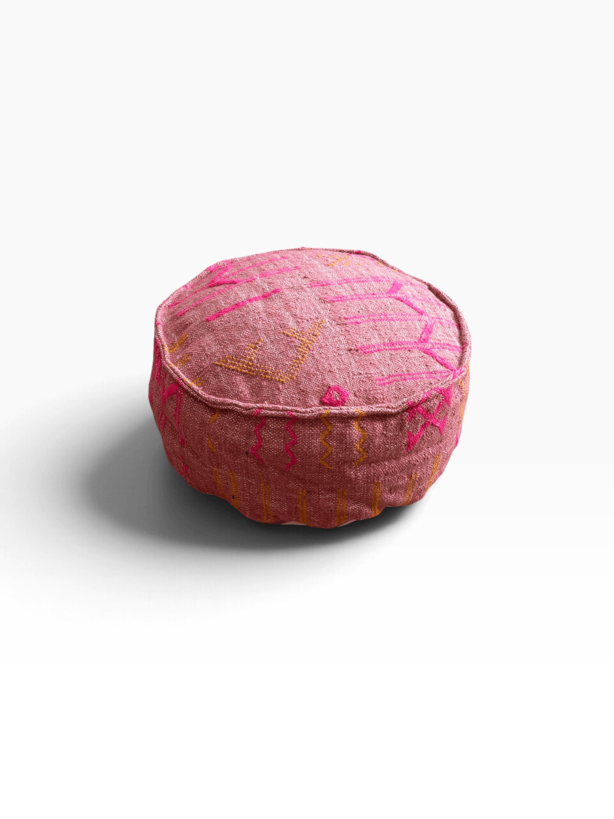 Bodenkissen - Colorful Line Round - Pink Edition