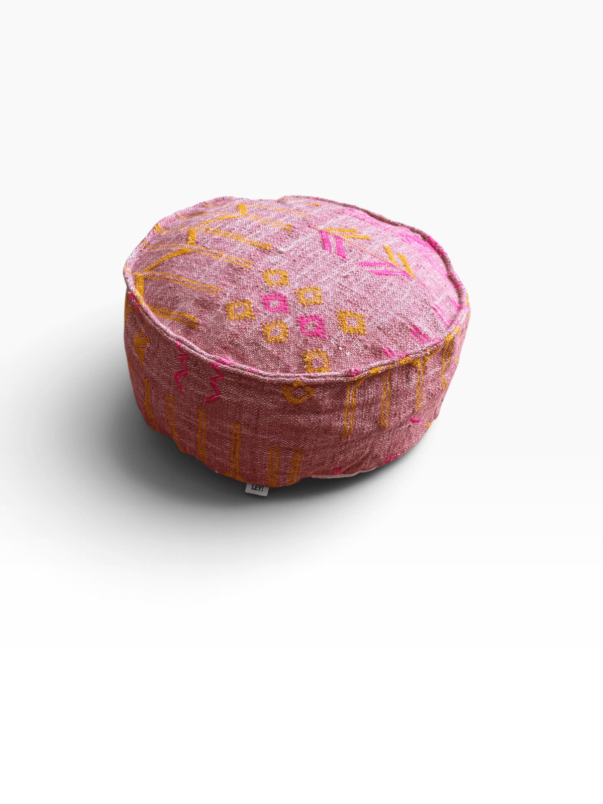 Bodenkissen - Colorful Line Round - Pink Edition