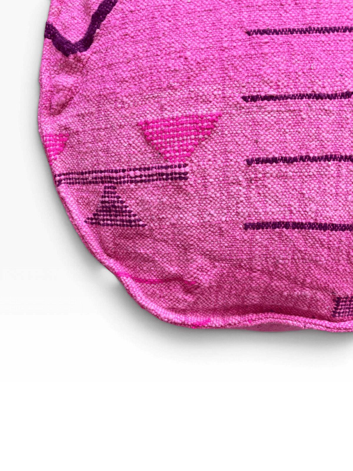 Bodenkissen - Colorful Line Round - Pink Edition