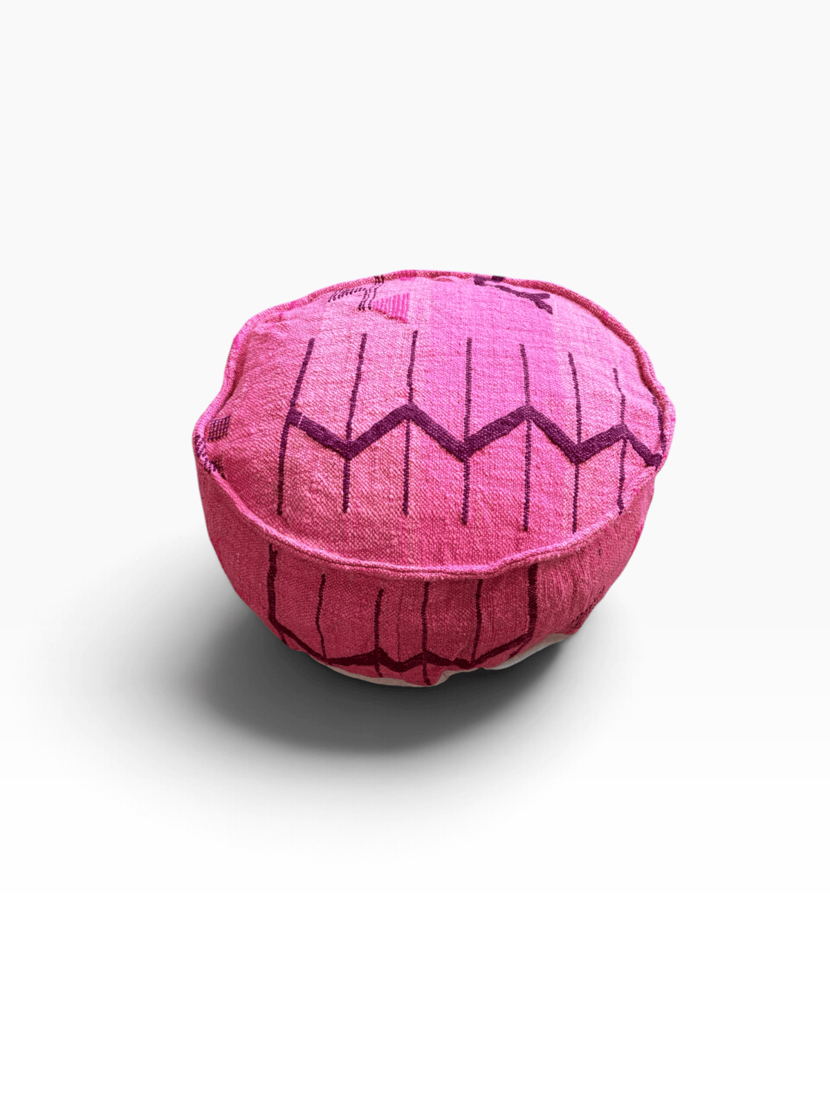 Bodenkissen - Colorful Line Round - Pink Edition