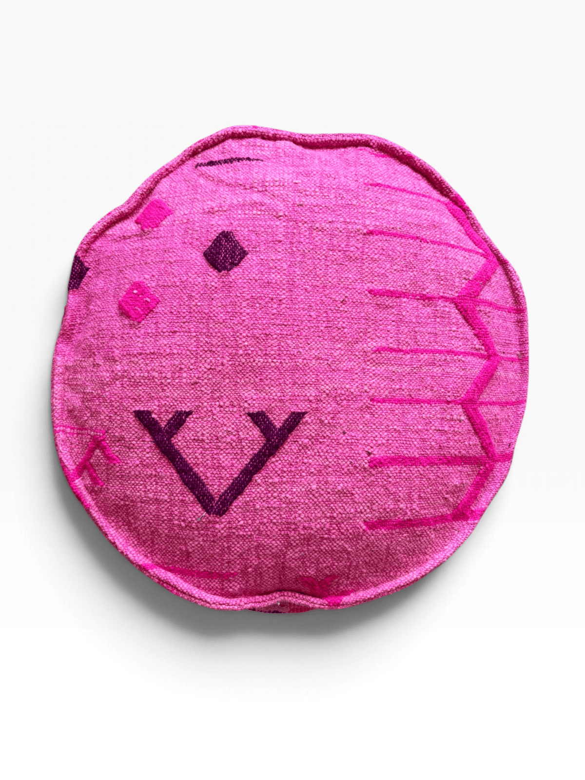Bodenkissen - Colorful Line Round - Pink Edition