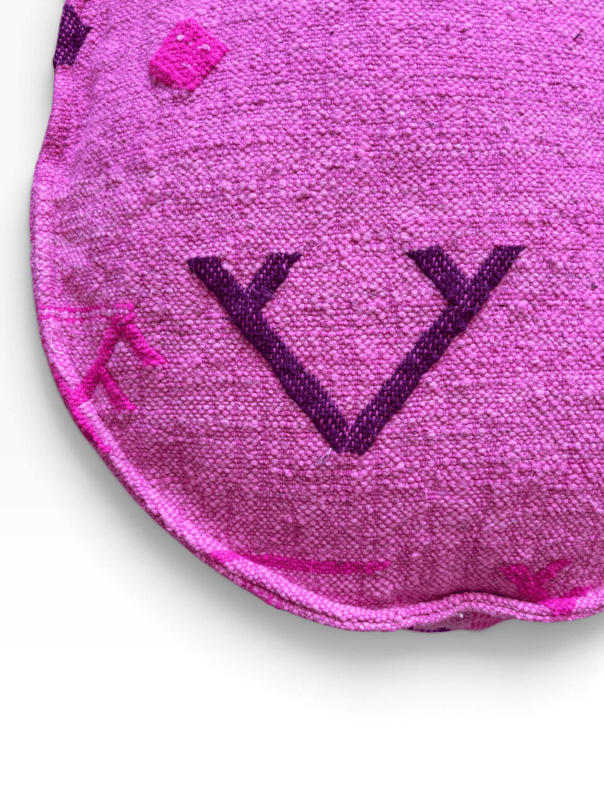 Bodenkissen - Colorful Line Round - Pink Edition