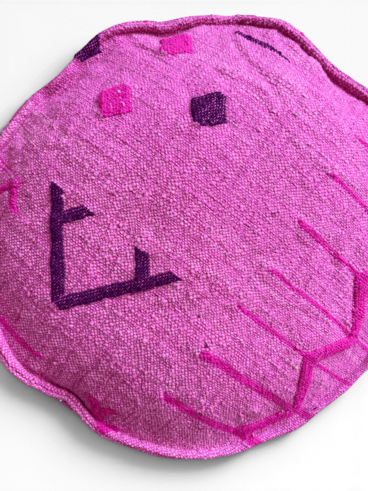 Bodenkissen - Colorful Line Round - Pink Edition