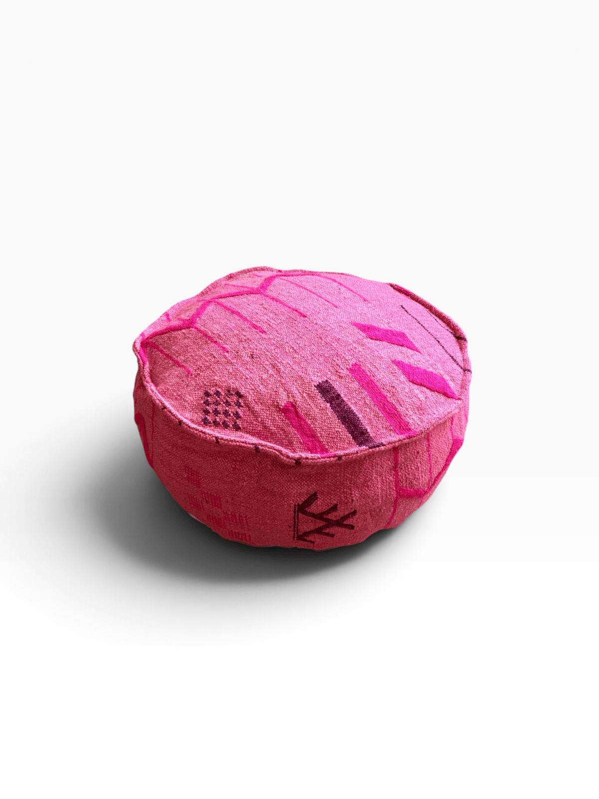 Bodenkissen - Colorful Line Round - Pink Edition