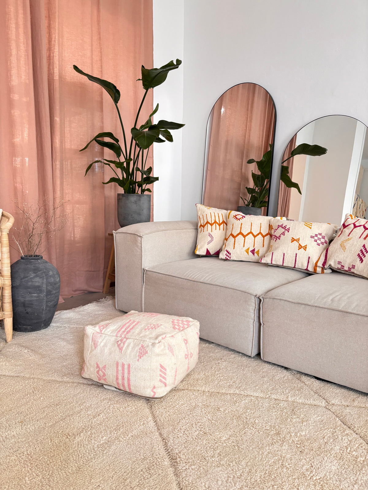 Kleines Bodenkissen - Special Edition - Rose