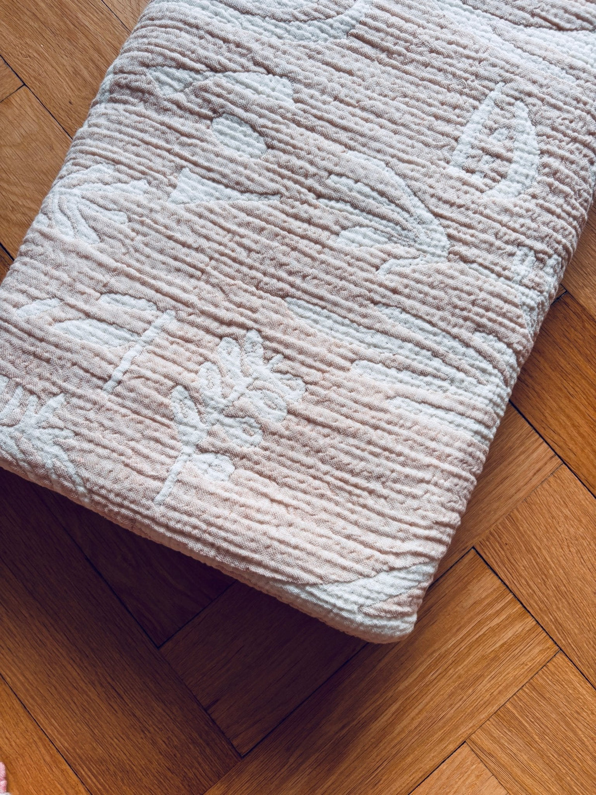 CALMA - Musselin Decke - Beige - 2,20 x 2,40 m