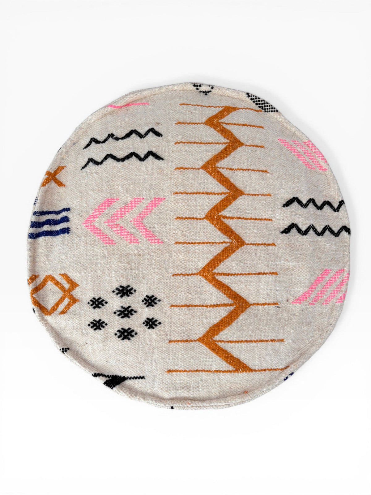 Bodenkissen - Colorful Line Round - Hakim