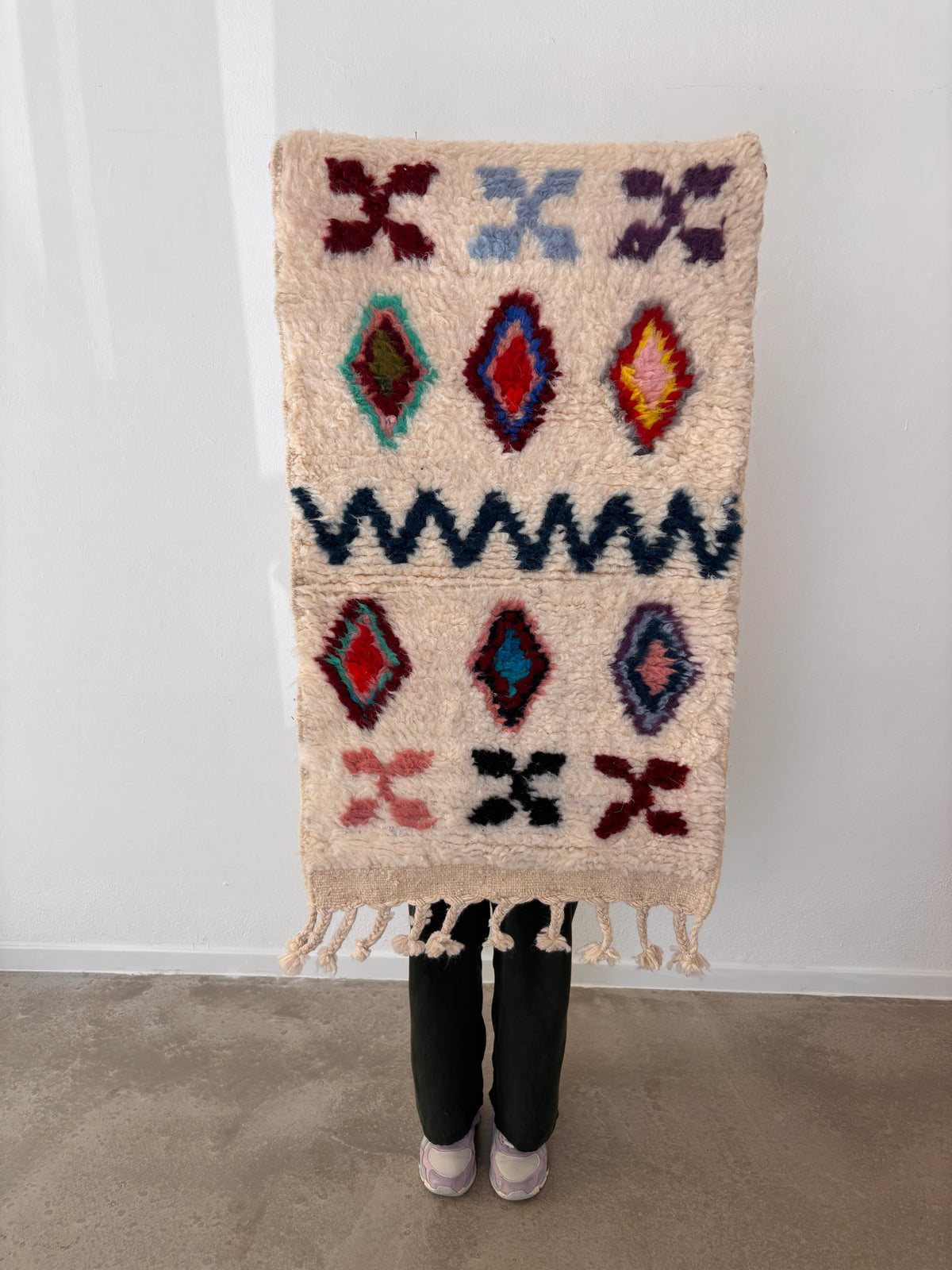 Mini Berber Teppich - 0,60 x 1,10m