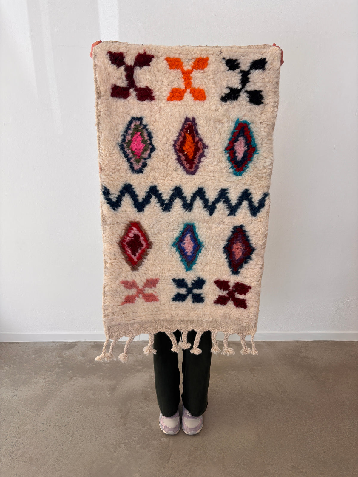 Mini Berber Teppich - 0,60 x 1,10m