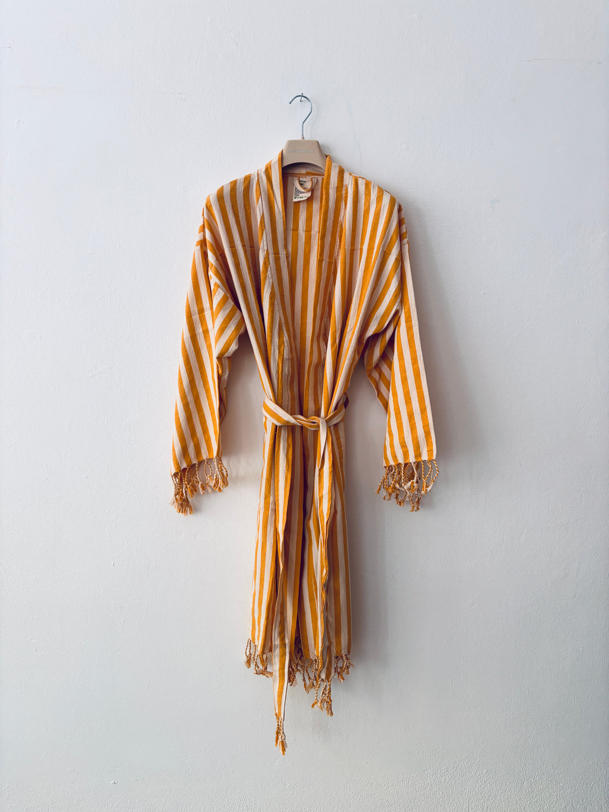 KIMONO - MEDITERANE - GELB - WEIß