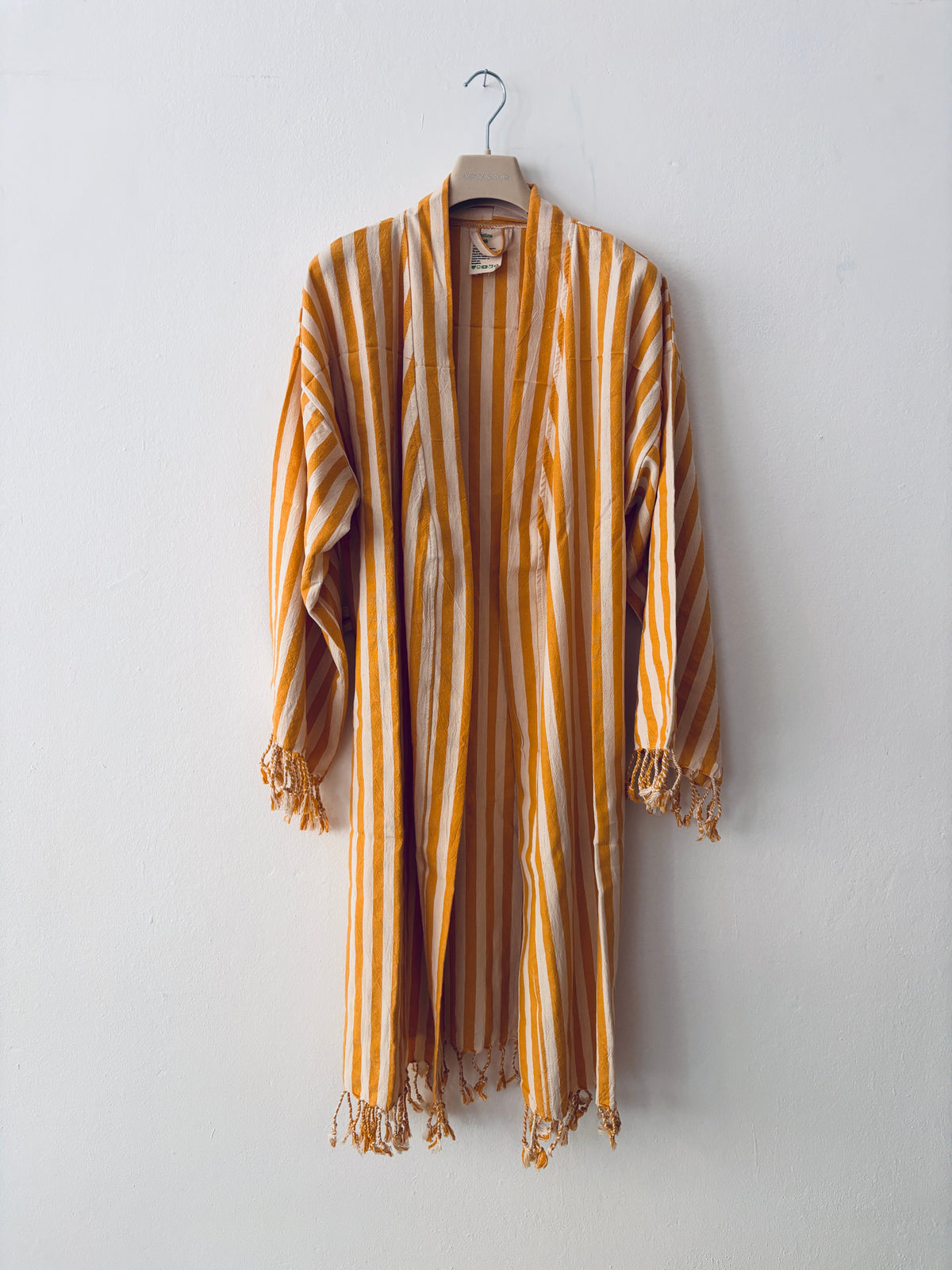 KIMONO - MEDITERANE - GELB - WEIß