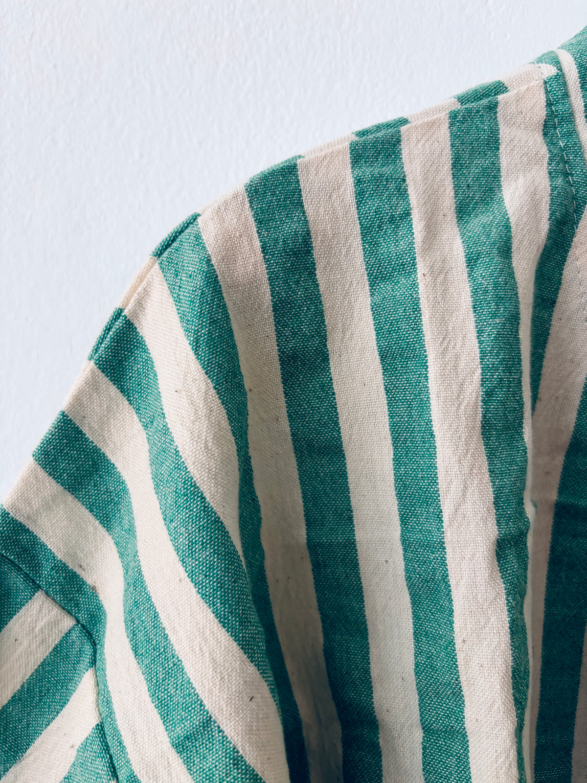 KIMONO - MEDITERANE - GRÜN - WEIß